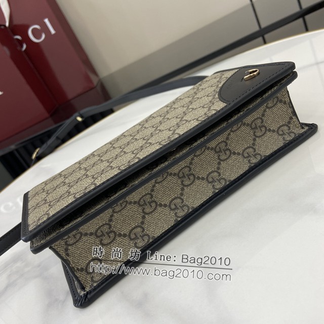 Gucci專櫃古馳最新款Emblem系列超迷你肩背包斜挎女包 jh2401型號：820688